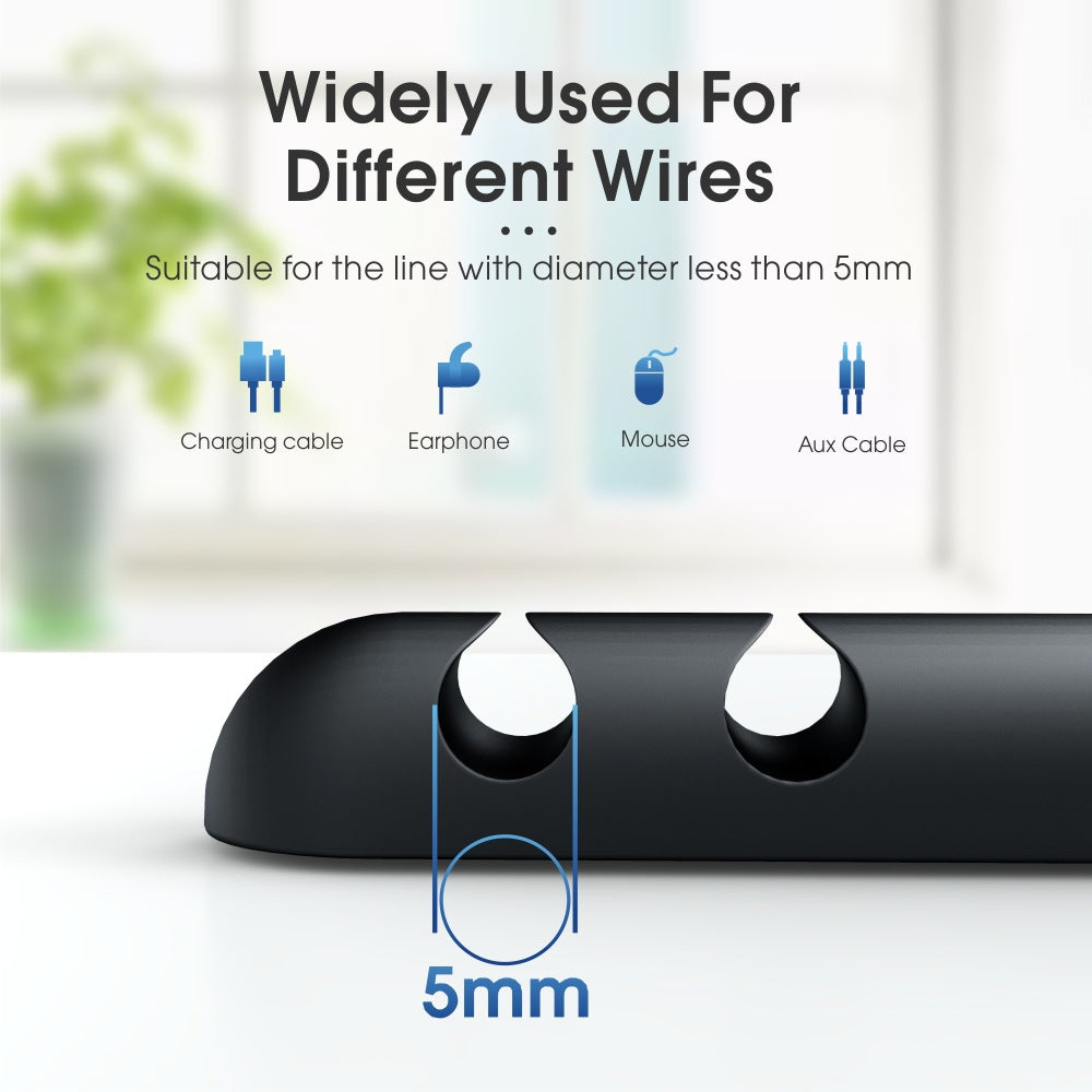 Organizador de Cables Adhesivos - Mantén tu escritorio ordenado